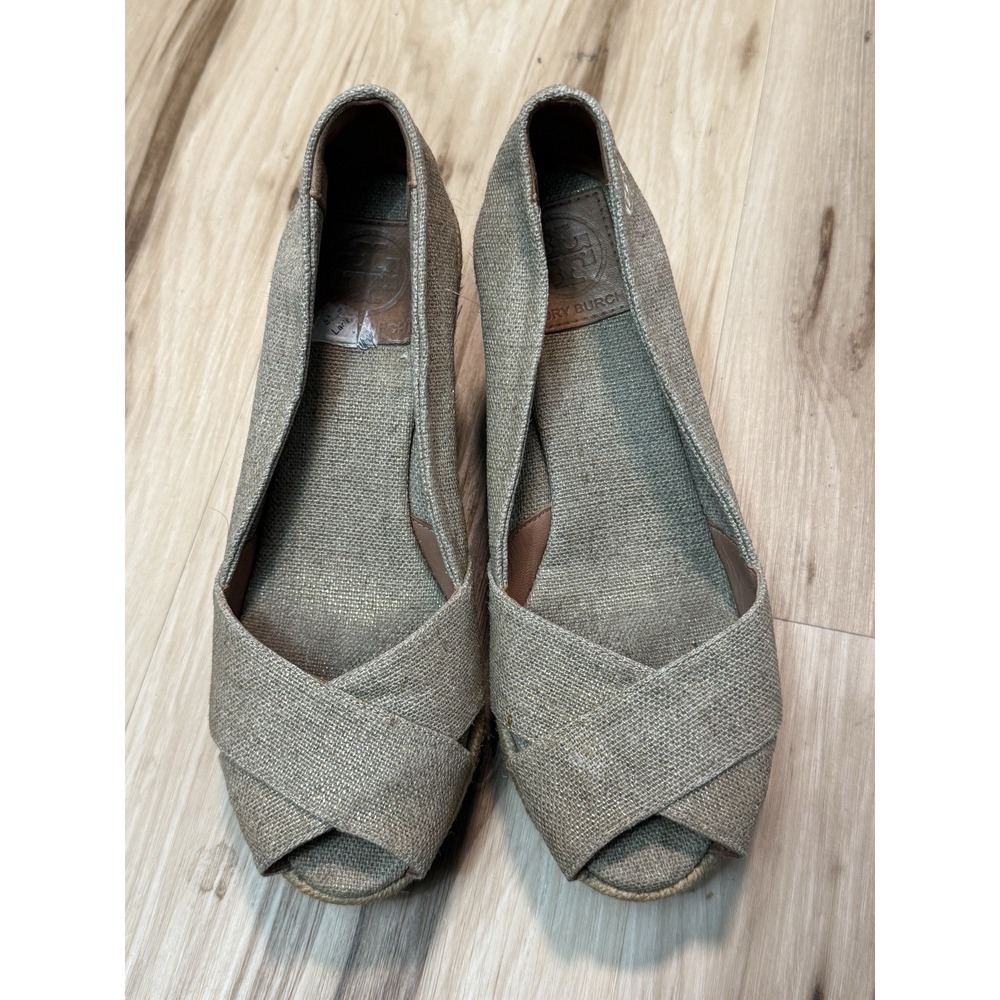 Tory Burch Filipa Espadrille Wedge Women's  Size 7.5